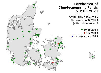 Chaetocnema hortensis - udbredelseskort