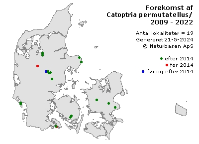 Catoptria permutatellus/osthelderi - udbredelseskort