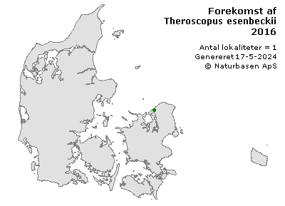 Theroscopus esenbeckii - udbredelseskort