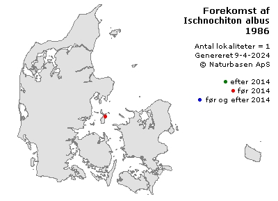 Ischnochiton albus - udbredelseskort