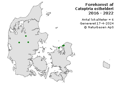 Catoptria osthelderi - udbredelseskort
