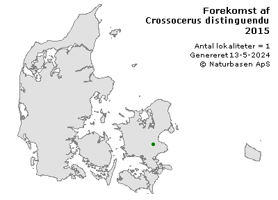 Crossocerus distinguendus - udbredelseskort