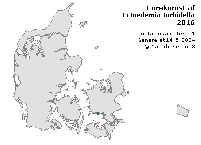 Ectoedemia turbidella - udbredelseskort