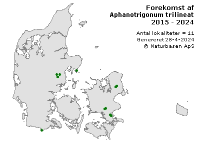 Aphanotrigonum trilineatum - udbredelseskort