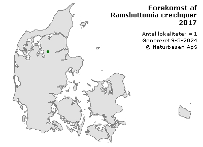 Ramsbottomia crechqueraultii - udbredelseskort