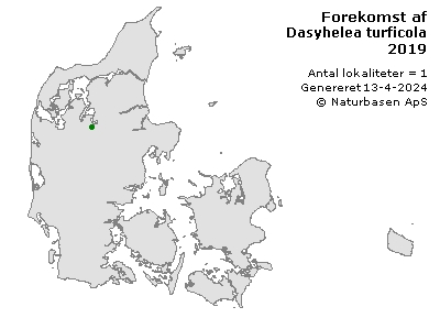 Dasyhelea turficola - udbredelseskort