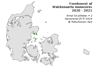 Walckenaeria monoceros - udbredelseskort